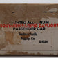 Lionel 6-9589 O Gauge Southern Pacific Daylight Aluminum Baggage Car EX/Box
