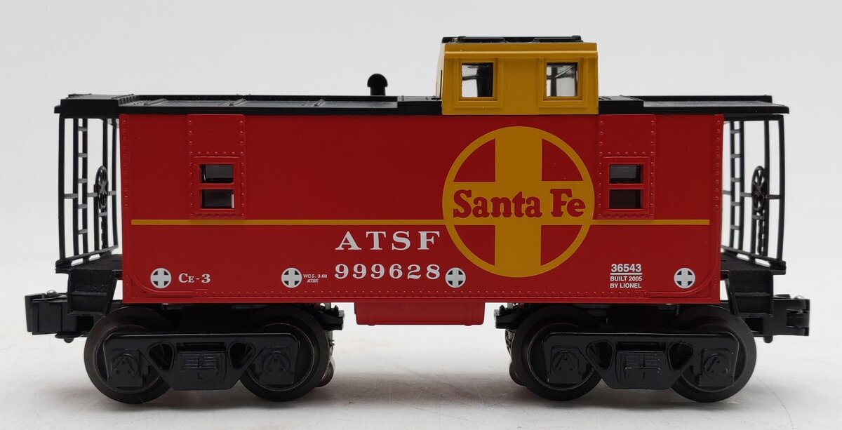 Lionel 6-36543 O Gauge Santa Fe Illuminated Caboose #999628 EX/Box