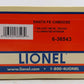 Lionel 6-36543 O Gauge Santa Fe Illuminated Caboose #999628 EX/Box