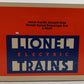 Lionel 6-9549 O Gauge Union Pacific "Ocean Sunset" Aluminum Pullman Car EX/Box
