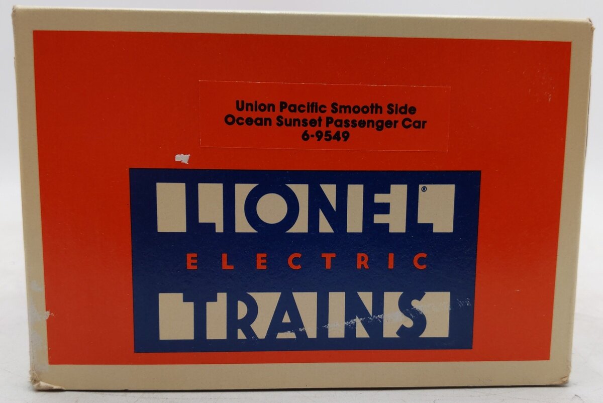 Lionel 6-9549 O Gauge Union Pacific "Ocean Sunset" Aluminum Pullman Car EX/Box