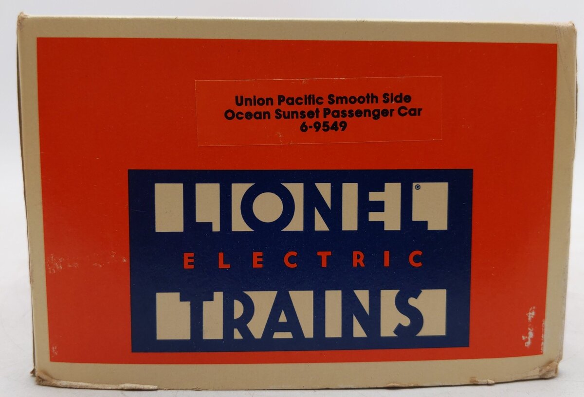 Lionel 6-9549 O Gauge Union Pacific "Ocean Sunset" Aluminum Pullman Car EX/Box