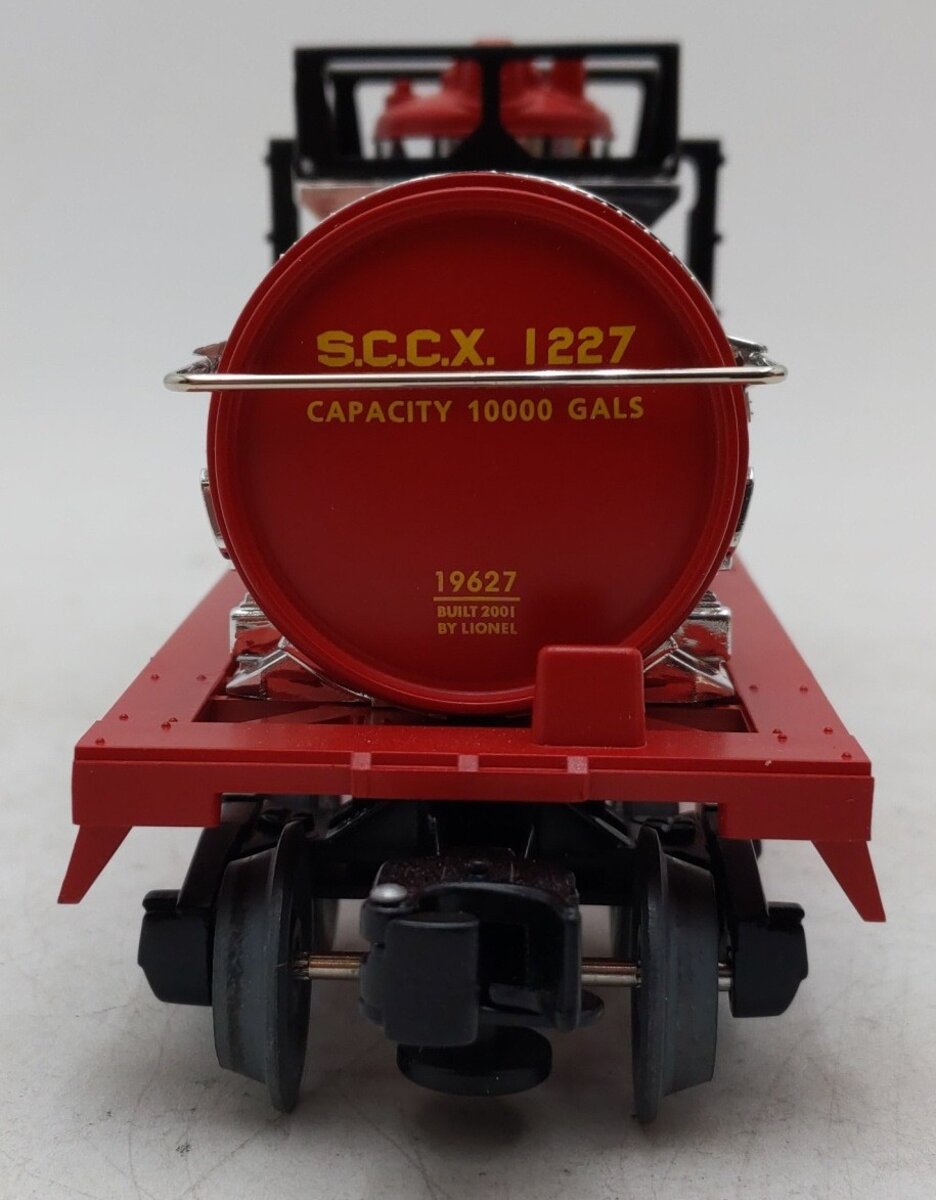 Lionel 6-19627 O Gauge Shell Single Dome Chrome Plated Tank Car #1227 EX/Box