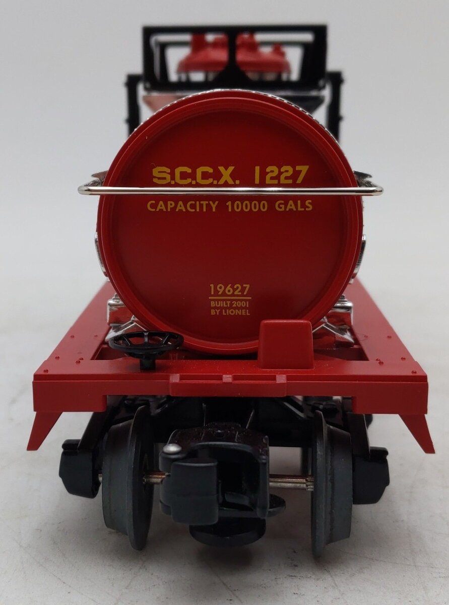 Lionel 6-19627 O Gauge Shell Single Dome Chrome Plated Tank Car #1227 EX/Box