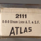 Atlas 2111 N Scale Atchison Topeka Santa Fe 0-8-0 Steam Locomotive & Tender #102 LN/Box