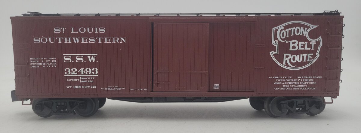 Lionel 6-27233 O-Gauge Cotton Belt U.S.R.A Double-Sheathed Box Car #32493 EX