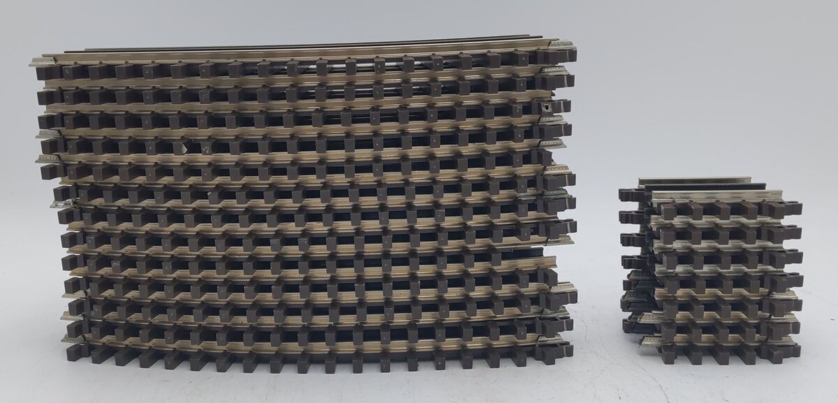 Atlas O Gauge O-36 Curved Track Sections: 6066, 6068 [20] VG