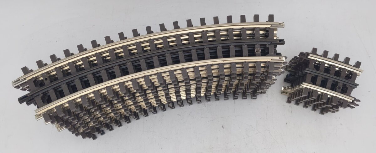 Atlas O Gauge O-36 Curved Track Sections: 6066, 6068 [20] VG