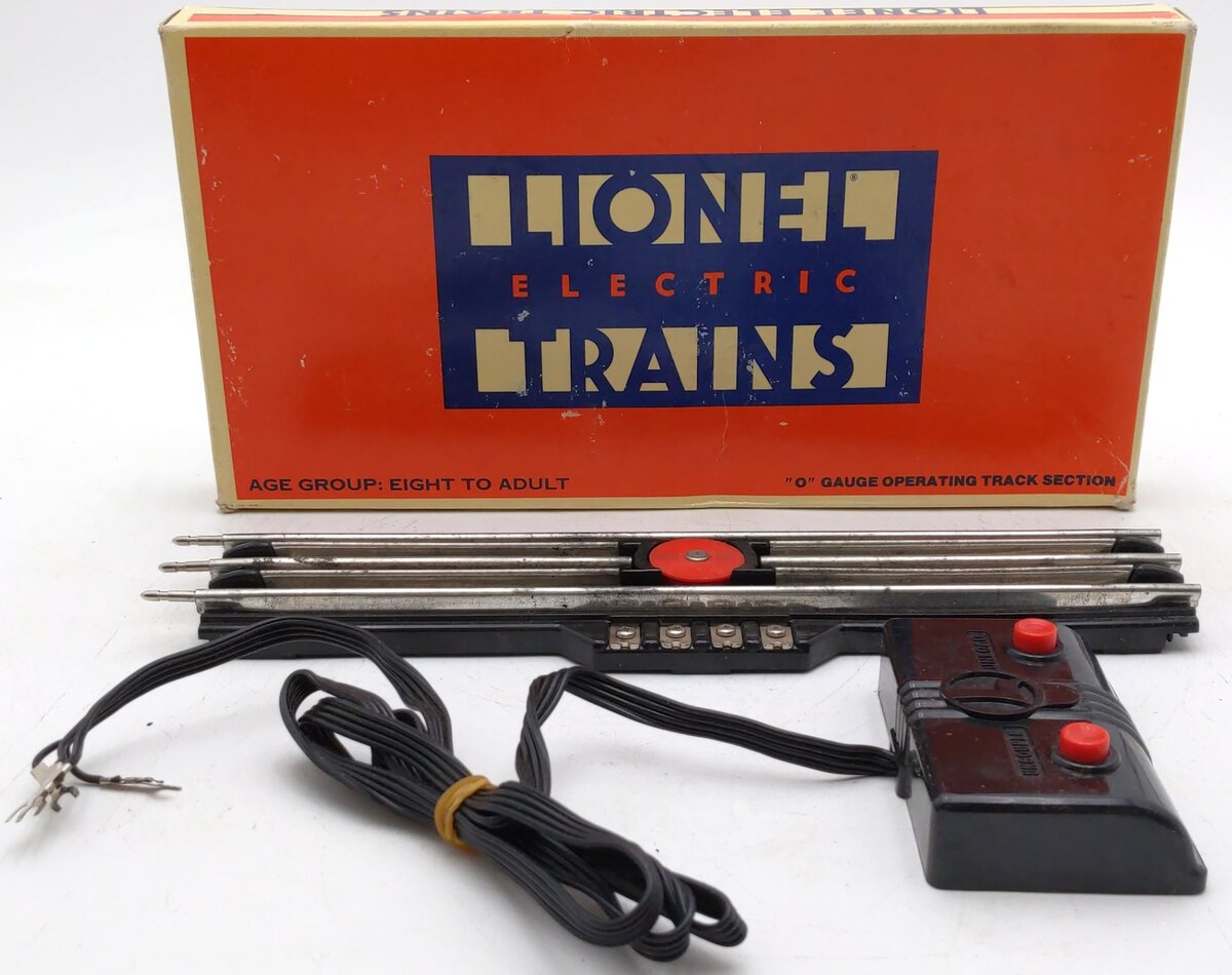 Lionel 6-5530 O Gauge Operating Track Section VG/Box
