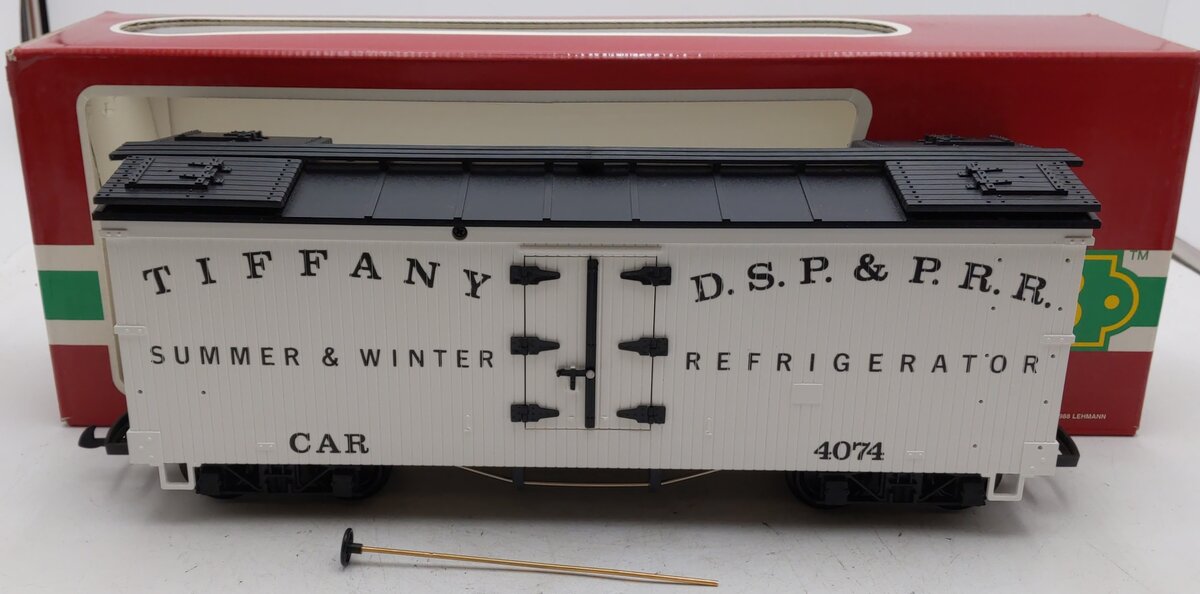 LGB 4074-B02 G Scale Tiffany Reefer Car EX/Box
