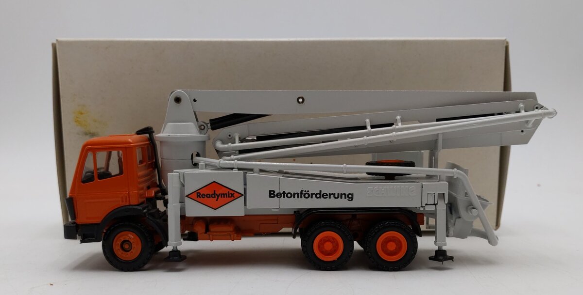 Conrad 1:50 Scale Diecast Mercedes Schwing 34 X Concrete Pump Truck EX/Box