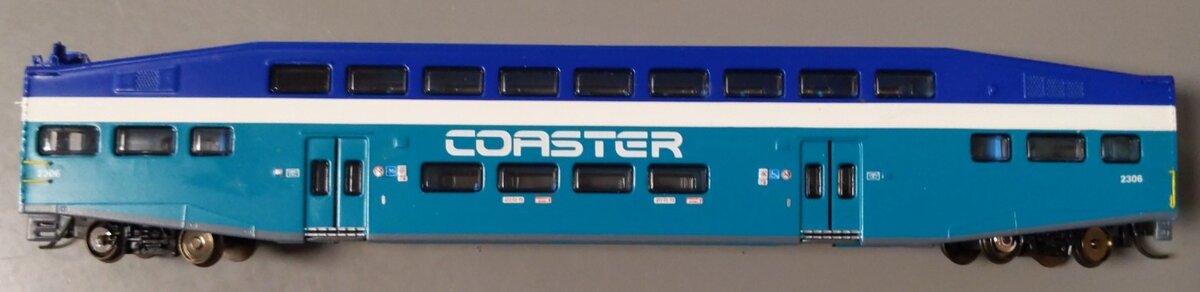 Athearn 10122 N Scale Coaster Bombardier Control Car #2306 LN/Box