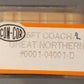Con-Cor 0001-04001D Great Northern "Empire Builder" Smooth-Side Coach Car LN/Box