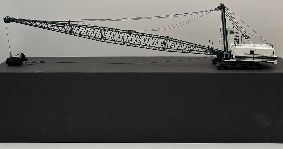 CCM BRASS 1:87 Scale BRASS Manitowoc 4600 Dragline EX/Box