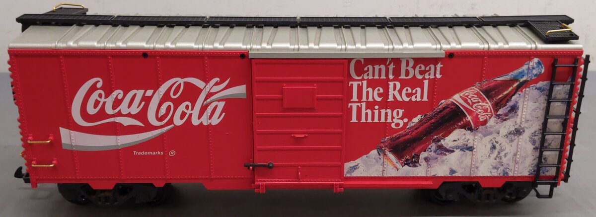LGB 4291 G Scale Coca-Cola Cant Beat The Real Thing Refrigerator Car VG