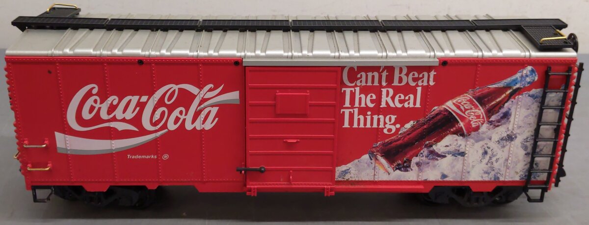 LGB 4291 G Scale Coca-Cola Cant Beat The Real Thing Refrigerator Car VG