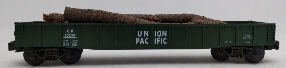 MTH 30-7202 O Gauge Union Pacific Gondola #65230 EX/Box