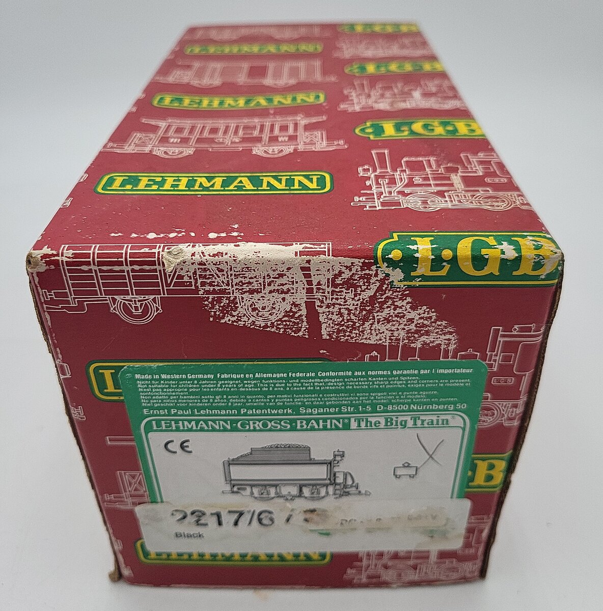 LGB 2217/6 G Scale Twin Axle Motorized Coaling Tender EX/Box