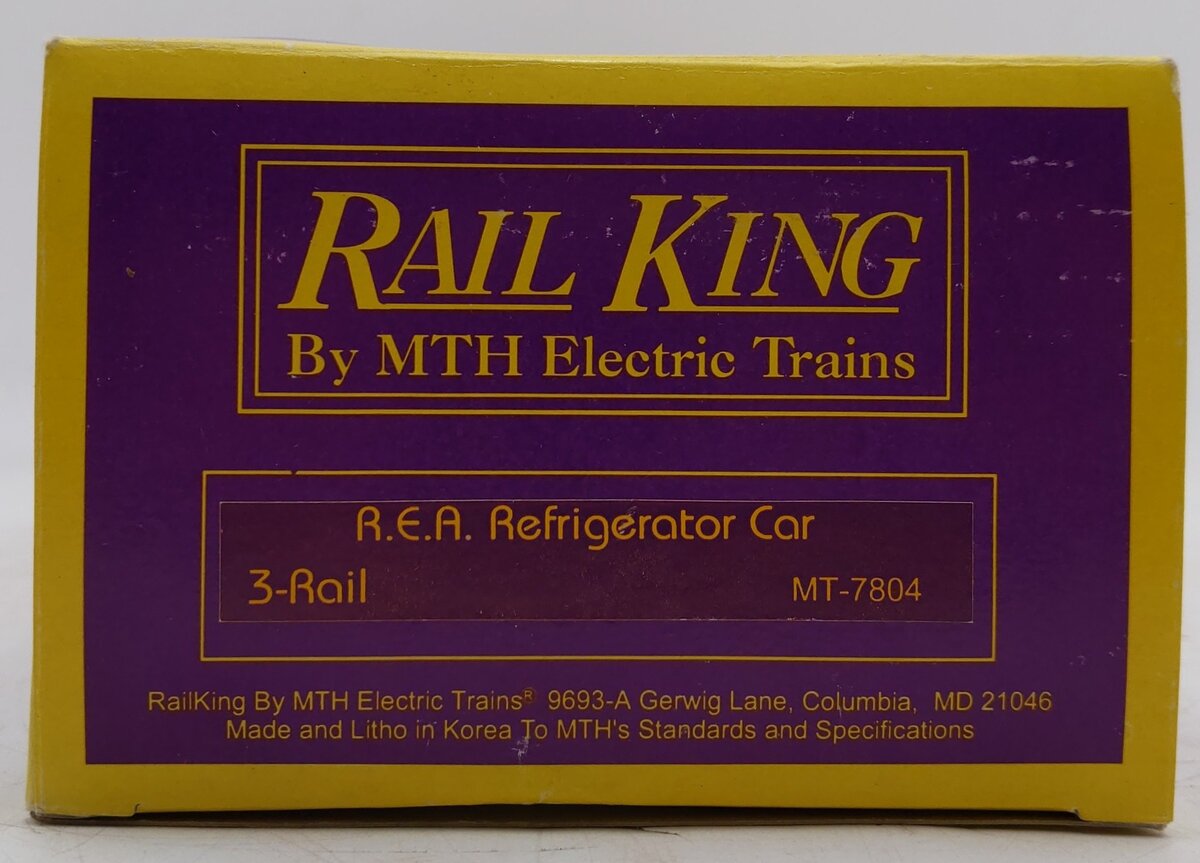 MTH 20-7804 O Gauge Railway Express Agency Reefer Car #6435 LN/Box