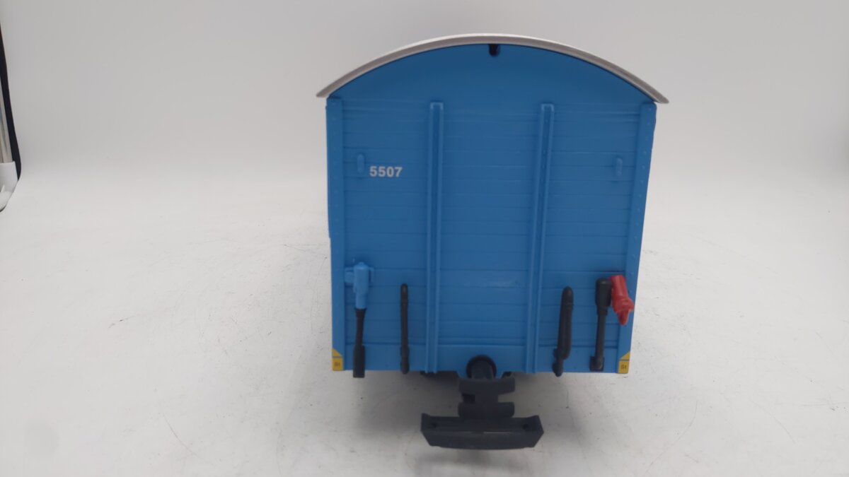 LGB 4127 G Scale Rhaetian Railway (RhB) Cargo Domizil Boxcar EX