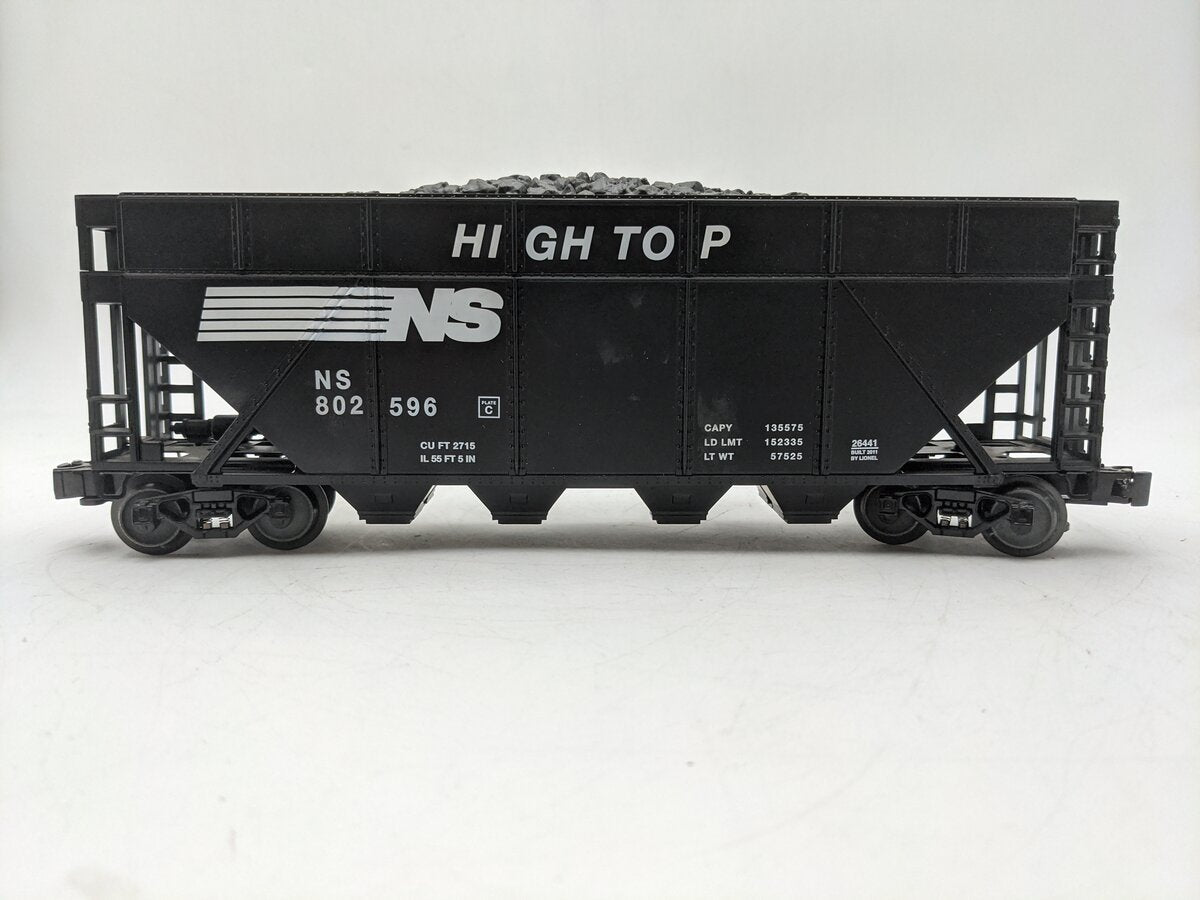 Lionel 6-26441 Norfolk & Southern High Top Coal Quad Hopper #802596 EX