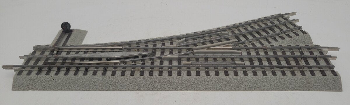 Lionel 6-12057 O O60 FasTrack Left Hand Remote Switch Turnout VG/Box