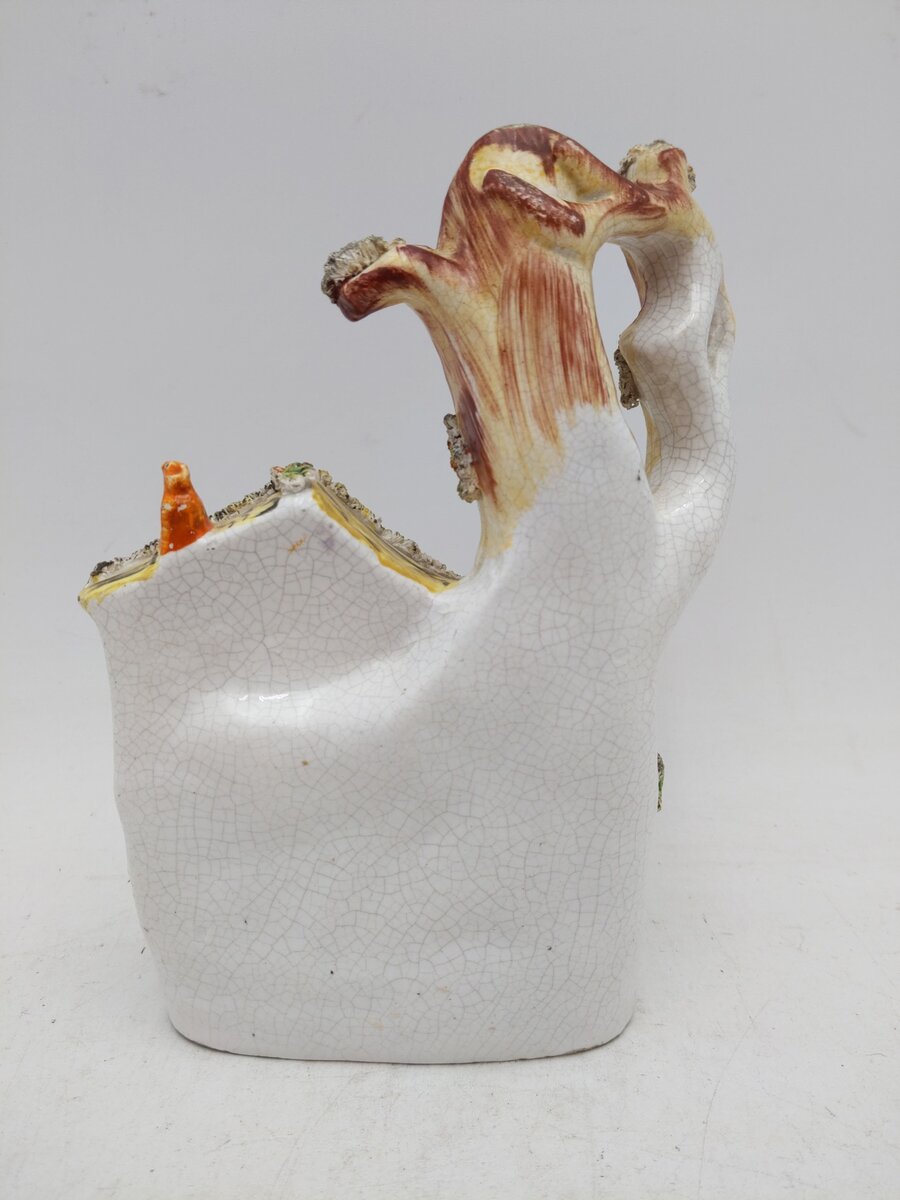 Staffordshire Thatched Cottage Spill Vase VG