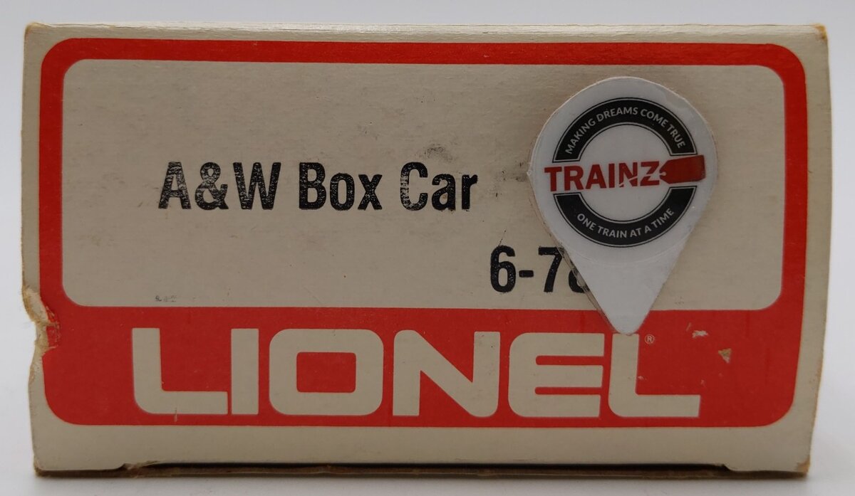 Lionel 6-7801 O Gauge A&W Root Beer Boxcar EX/Box