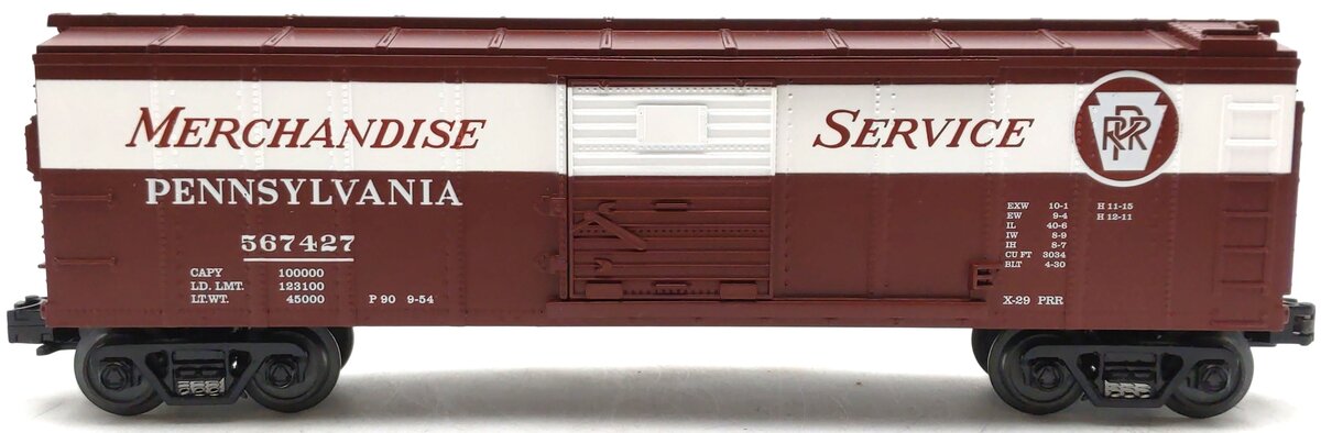 MTH 30-74023 O Pennsylvania Merchandise Box Car #567427 LN