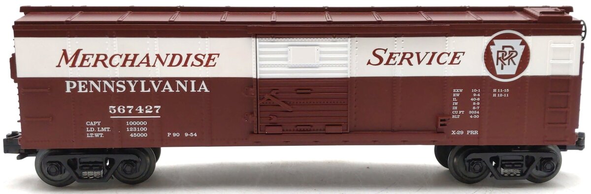 MTH 30-74023 O Pennsylvania Merchandise Box Car #567427 LN