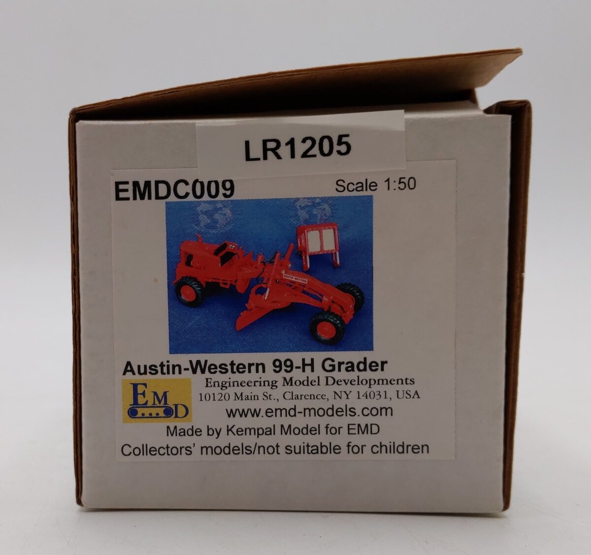EMD Series C 1:50 Scale Diecast EMDC009 Austin-Western 99-H Grader NIB