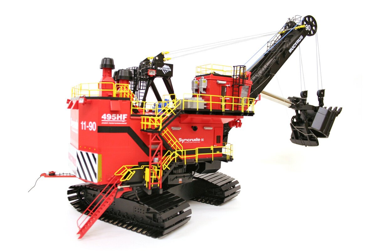 Bucyrus TWH011 1:50 Scale Syncrude 495HF Mining Shovel LN/Box