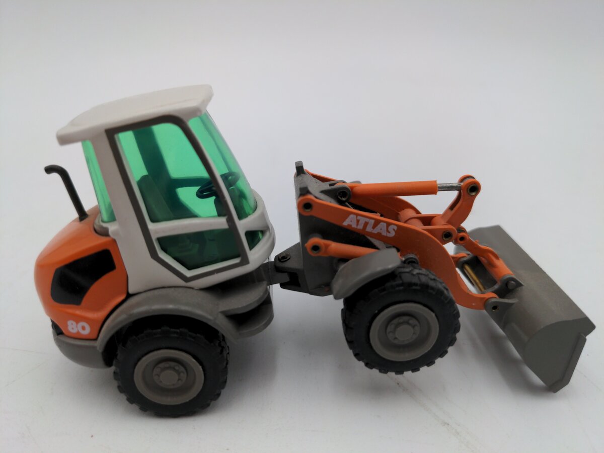 NZG 444 1:50 Scale Diecast Atlas Weyhausen 80 Loader VG/Box
