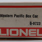 Lionel 6-9723 O Gauge Western Pacific Boxcar #9723 EX/Box