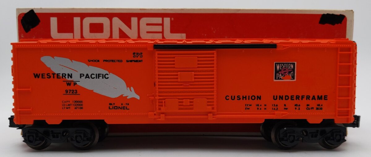Lionel 6-9723 O Gauge Western Pacific Boxcar #9723 EX/Box