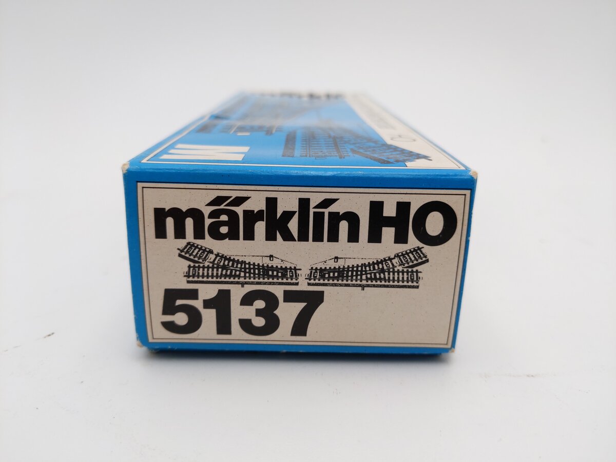 Marklin 5137 HO Metal Track 2-Way Swich Turnout (Pack of 2) EX/Box
