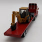 Norscot 55117 1:50 Scale CAT Flatbed Hauler w/ CAT 420D IT Backhoe Loader EX/Box