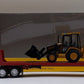 Norscot 55117 1:50 Scale CAT Flatbed Hauler w/ CAT 420D IT Backhoe Loader EX/Box