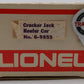 Lionel 6-9853 O Gauge Cracker Jack Billboard Reefer Car LN/Box