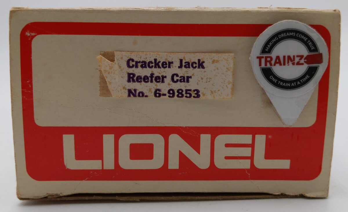 Lionel 6-9853 O Gauge Cracker Jack Billboard Reefer Car LN/Box