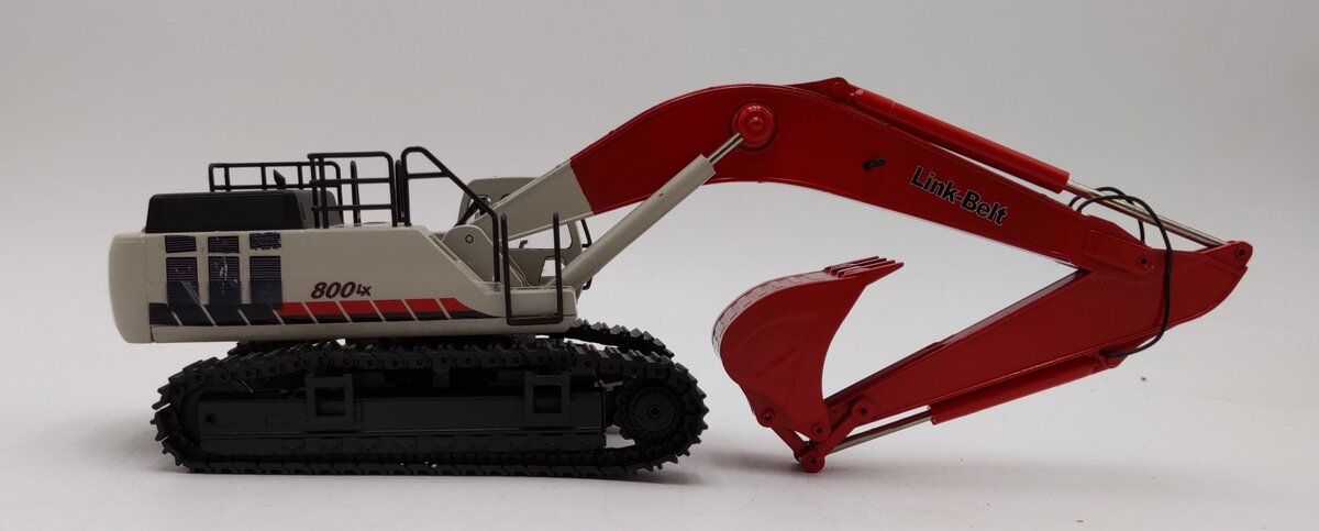 Custom Built 1:50 Scale Diecast Link Belt CX800 Hydraulic Excavator EX/Box
