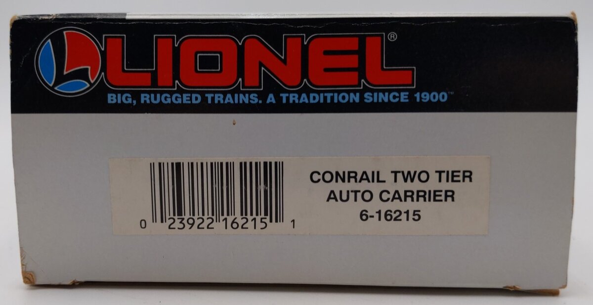 Lionel 6-16215 O Gauge Conrail Two Tier Auto Carrier EX/Box