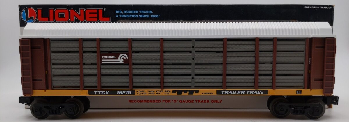 Lionel 6-16215 O Gauge Conrail Two Tier Auto Carrier EX/Box