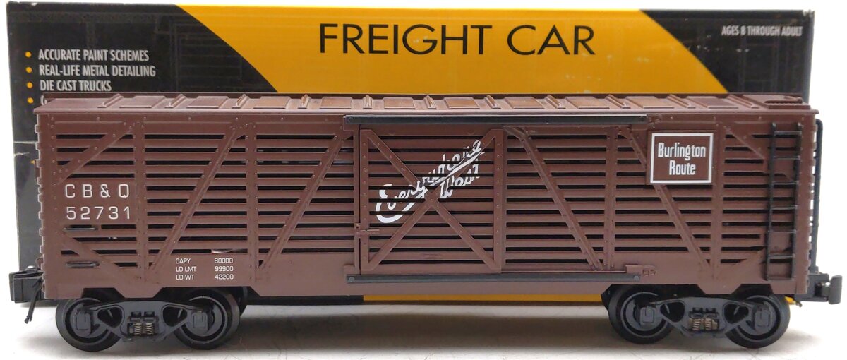 K-Line 6-22172 CB&Q Stock Car LN/Box