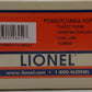 Lionel 6-26452 O Pennsylvania Hopper