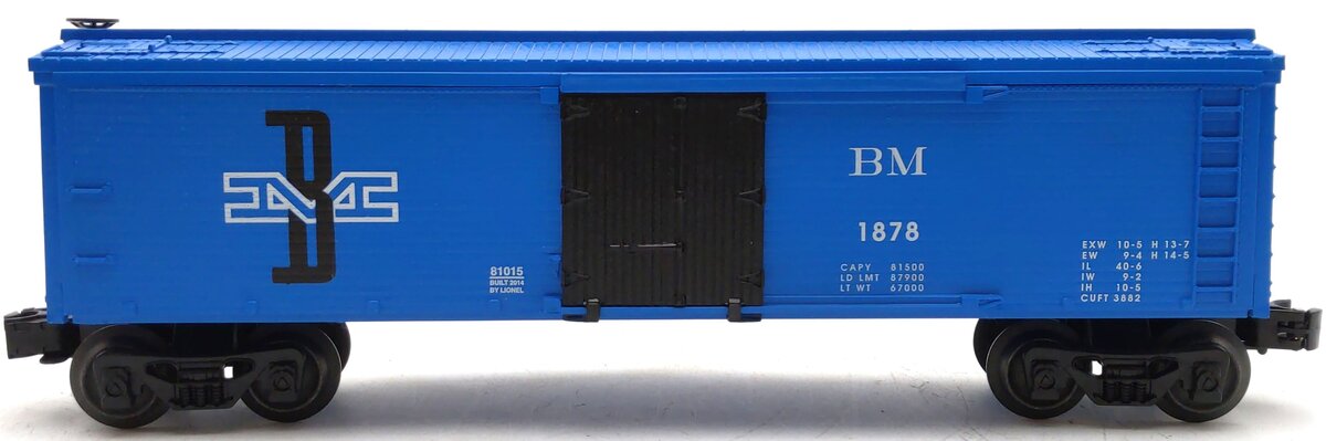 Lionel 6-81015 O B&M Wood-Sided Reefer LN/Box