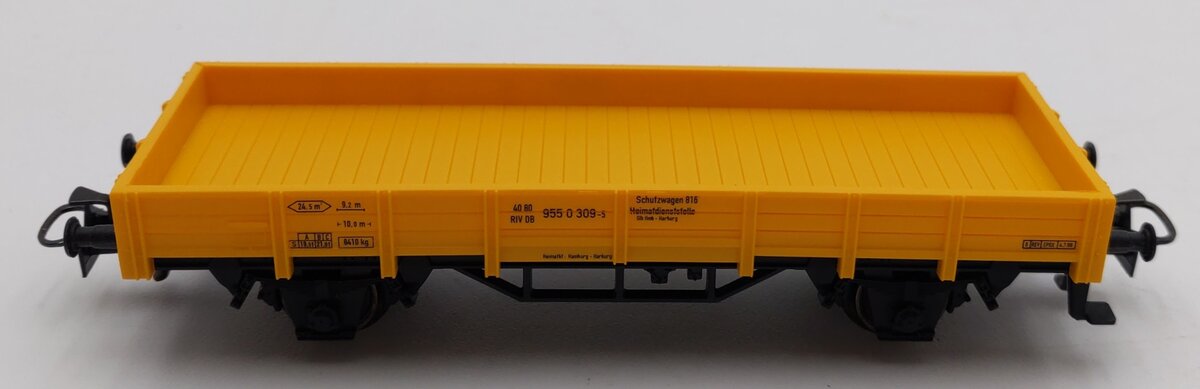 Marklin 4471 HO Scale DB Yellow Low Side Gondola EX/Box