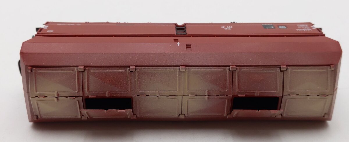 Marklin 4626 HO Scale DB High-Capacity Freight w/ Weathered Hinged Roof Covers LN/Box