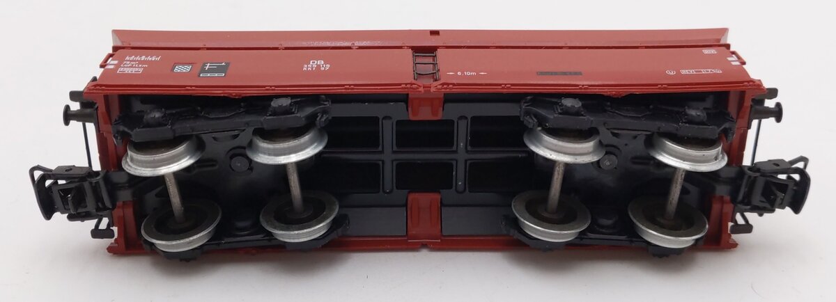 Marklin 4626 HO Scale DB High-Capacity Freight w/ Weathered Hinged Roof Covers LN/Box