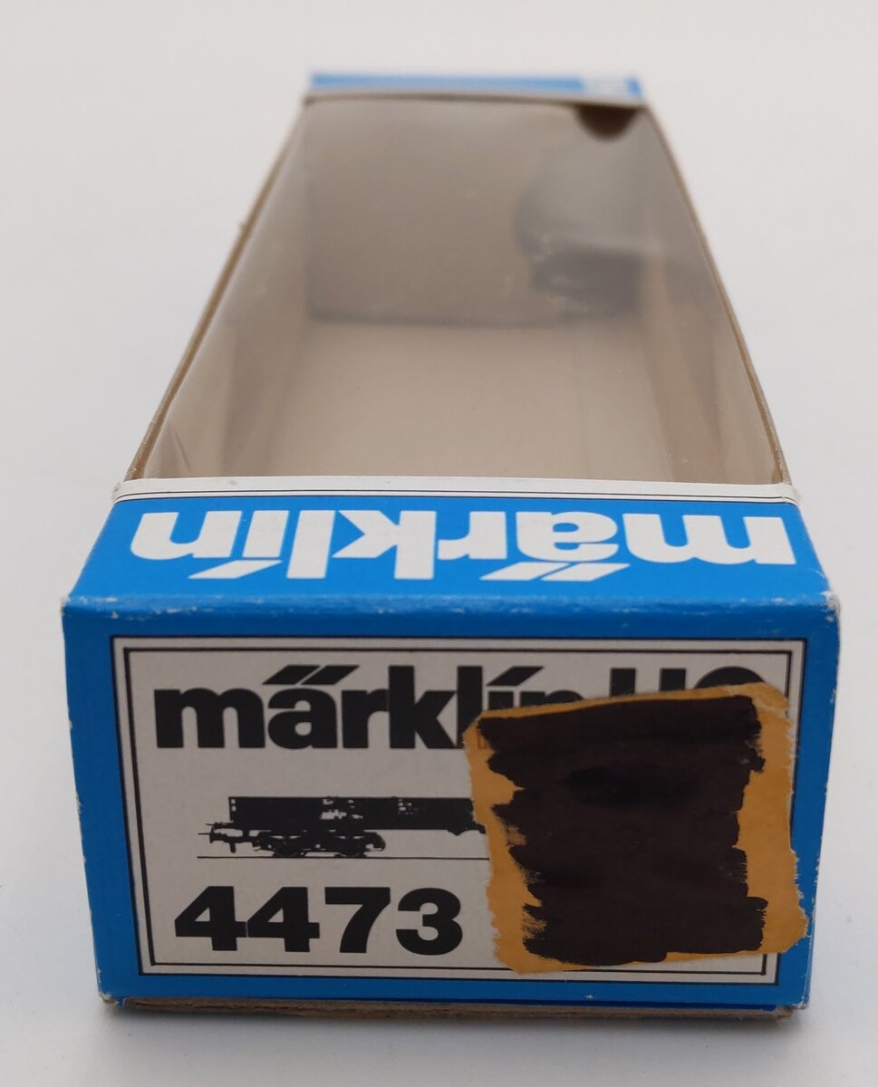 Marklin 4473 HO Scale German Federal Railway Low Side Flatcar LN/Box